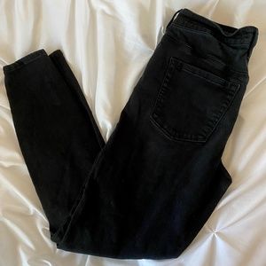 Pacsun Black Ripped Skinny Jeans
